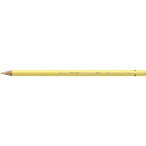 Matite colorate permanenti Faber Castell Polychromos mina 3,8 mm conf. 6 pezzi - giallo paglierino - 110102